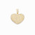 10K Yellow Gold Heart Pendant with 1.55ct Diamonds