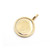 10K  Yellow Gold Diamond Circle Picture Charm 5.10ct  