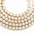 10K  Yellow Gold Fanuk Tennis chain 2.50ct Diamond 22" inches