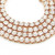 10K  Rose Gold Fanuk Tennis Chain 6.70ct Diamond 22" inches