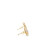 10K Yellow Gold Baguette Diamond Crosss Earrings 0.70ct 