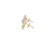10K Yellow Gold Diamond Butterfly Earrings 0.35ct 