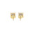 10K Yellow Gold Diamond Earrings 0.63ct 