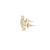 10K Yellow Gold Diamond Earrings 0.63ct 