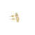 10K Yellow Gold  Baguette Diamond Earrings 0.85ct 