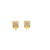 10K Yellow Gold  Baguette Diamond Earrings 0.85ct 