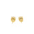 10K Yellow Gold Diamond Earrings 0.85ct 