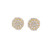 10K Yellow Gold Diamond Earrings 3.20ct 