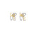 10K Yellow Gold Diamond LOVE Earrings 0.20ct 