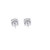 10K White Gold Diamond Earrings 1.15ct 