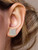 10K Yellow Gold Micro Pave Diamond Earrings 1.05ct 