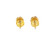 10K  Yellow Gold Flower Diamond Earrings 0.55ct