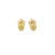 10K  Yellow Gold Flower Diamond Earrings 0.35ct