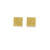 10K  Yellow Gold Micro Pave Diamond Earrings 0.60ct