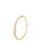 10K Yellow Gold Baguette Diamond Tennis Bracelet  1.90ct