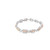  10K  White/Rose Gold Baguette Diamond Bracelet 6.00ct