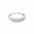 Men's 10K White Gold 0.50ct Diamond Band Ring 