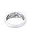 Men's 10K White Gold 1.00ct Diamond Band Ring 