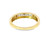 Men's 10K Yellow Gold 0.15ct Diamond Band Ring 