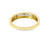 Men's 10K Yellow Gold 0.25ct Diamond Band Ring 