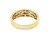 Men's 10K Yellow Gold 0.75ct Diamond Band Ring 