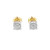 10K Yellow Gold Diamond Earrings 0.21ctw