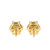 10K Yellow Gold Diamond Earrings 1.55ctw