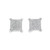 10K  White Gold Diamond Earrings 0.94ct