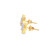 10K  Yellow Gold Diamond Star Earrings 0.21ct