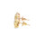 14K  Yellow Gold Diamond  Earrings 0.90ct