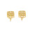 10K  Yellow Gold Diamond Earrings 1.05ct
