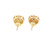 10K  Yellow Gold Diamond Earrings 3.90ct