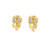 10K  Yellow Gold  Diamond Earrings 0.75ct