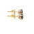14K  Yellow Gold Black Diamond Earrings 1.05ct