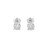 14K  White Gold Diamond Earrings 0.57ct