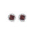 10K  White Gold Brown Diamond Earrings 0.55ctw
