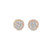 10K  Rose Gold Diamond Earrings 2.05ctw