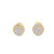 10K  Yellow Gold Diamond Earrings 0.80ctw