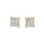 10K Yellow Gold Baguette Diamond Earrings 0.90ctw