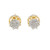 10K Yellow Gold Diamond Earrings 0.55ct 