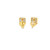 14K Yellow Gold Diamond Earrings 0.45ctw