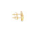 14K Yellow Gold Diamond Earrings 0.45ctw