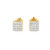 14K Yellow Gold Diamond Earrings 0.45ctw