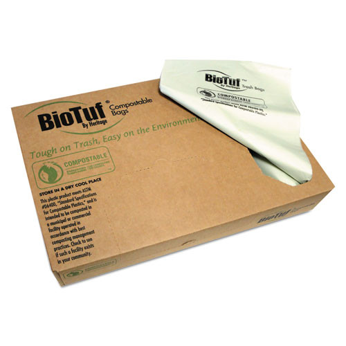 Heritage Biotuf Compostable Can Liners