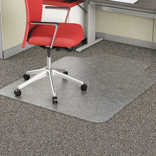 Alera® Occasional Use Studded Chair Mat For Flat Pile Carpet