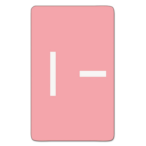 Alphaz Color-coded Second Letter Alphabetical Labels, I, 1 X 1.63, Pink, 10/sheet, 10 Sheets/pack