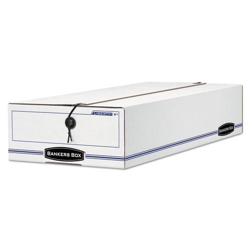 Liberty Check And Form Boxes, 9.25" X 15" X 4.25", White/blue, 12/carton