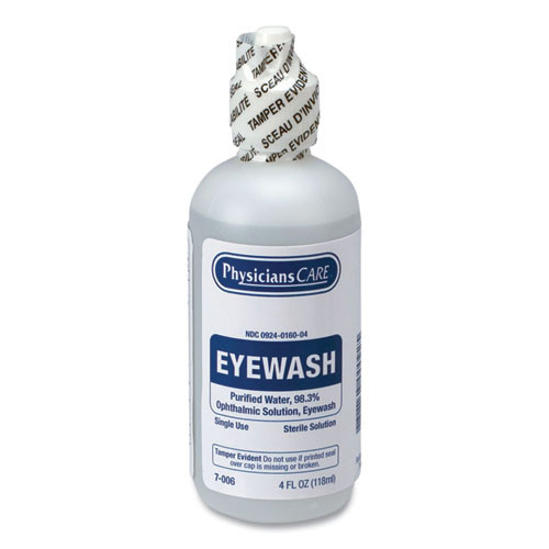 PhysiciansCare® by First Aid Only® First Aid Refill Components Disposable Eye Wash