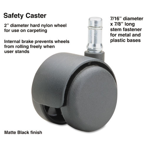 Master Caster® Standard Neck Safety Casters