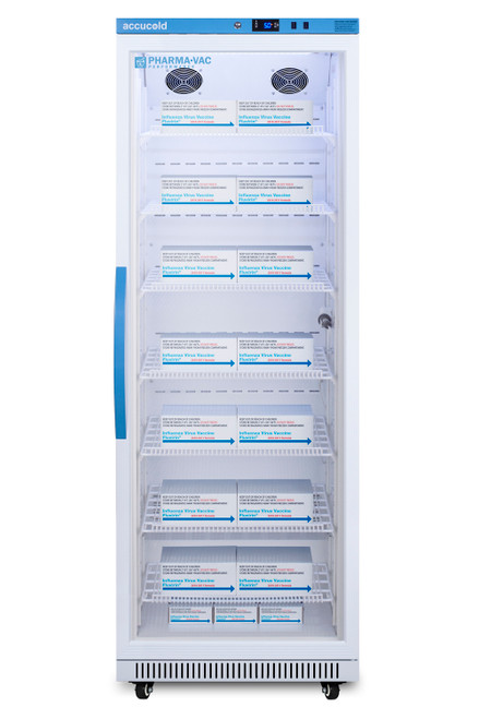 18 Cu.Ft. Upright Vaccine Refrigerator with Antimicrobial Handle